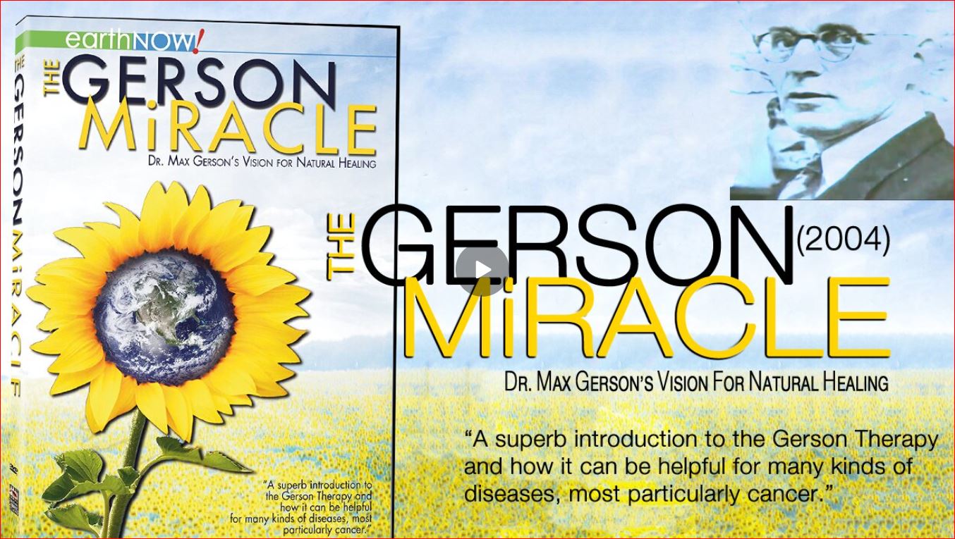 The Gerson Miracle Video on Rumble