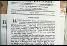 Fine Print Shown into Camera After Reading. See Video